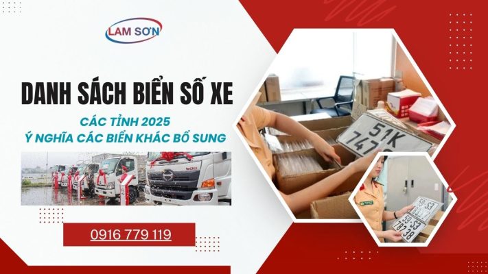 Biển số xe các tỉnh & các loại biển khác - Ý nghĩa