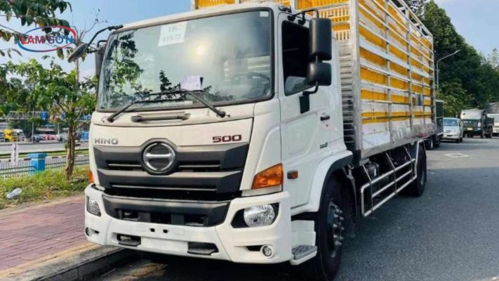 Xe hino 500 thùng gia cầm - ô tô lam sơn - 1