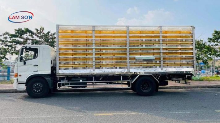 Xe hino 500 thùng gia cầm - ô tô lam sơn - 3