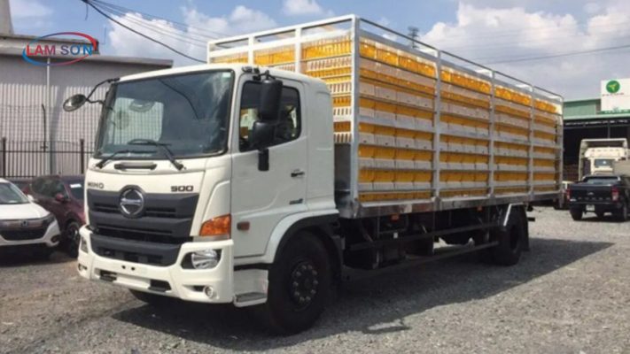 Xe hino 500 thùng gia cầm - ô tô lam sơn