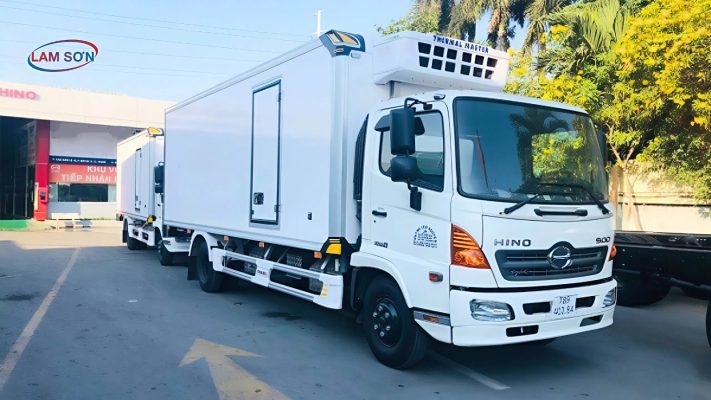 xe đông lạnh - hino 500