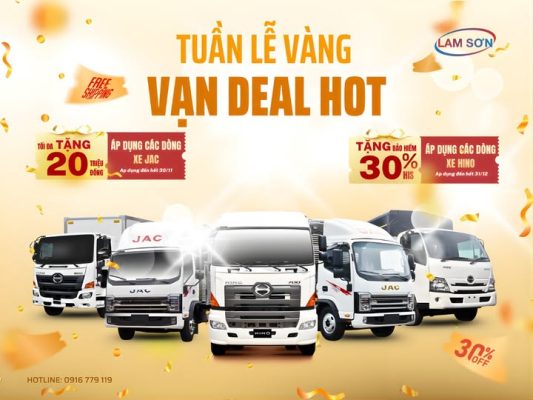 ưu đãi xe tải Lam Sơn
